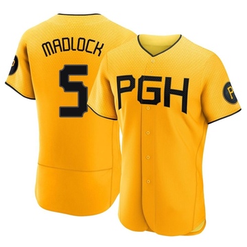 Authentic Bill Madlock Men's Pittsburgh Pirates Gold 2023 City Connect Jersey