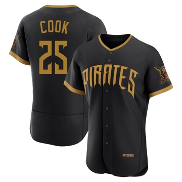 Authentic Billy Cook Men's Pittsburgh Pirates Black 2026 City Connect Stadium Jersey
