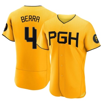 Authentic Dale Berra Men's Pittsburgh Pirates Gold 2023 City Connect Jersey