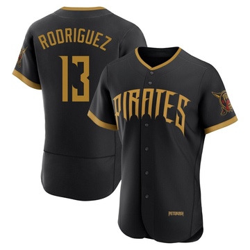 Authentic Endy Rodriguez Men's Pittsburgh Pirates Black 2026 City Connect Stadium Jersey