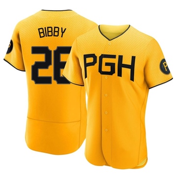 Authentic Jim Bibby Men's Pittsburgh Pirates Gold 2023 City Connect Jersey