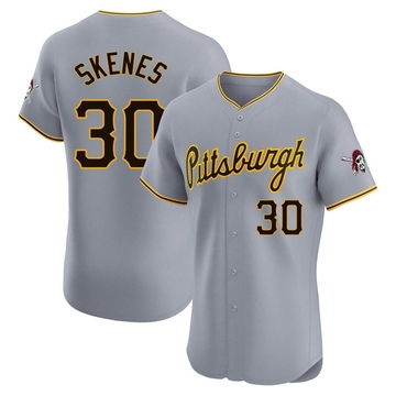 Elite Paul Skenes Men's Pittsburgh Pirates Gray Road Jersey