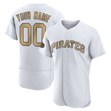 Game Custom Men's Pittsburgh Pirates White Authentic 2022 All-Star Jersey