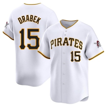 Limited Doug Drabek Men's Pittsburgh Pirates White Home Jersey