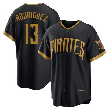 Limited Endy Rodriguez Men's Pittsburgh Pirates Black 2026 City Connect Stadium Jersey