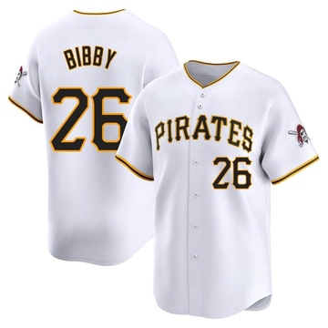 Limited Jim Bibby Men's Pittsburgh Pirates White Home Jersey