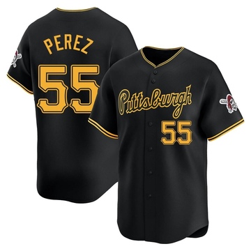 Limited Roberto Perez Youth Pittsburgh Pirates Black Alternate Jersey