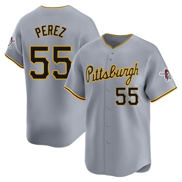 Limited Roberto Perez Youth Pittsburgh Pirates Gray Away Jersey
