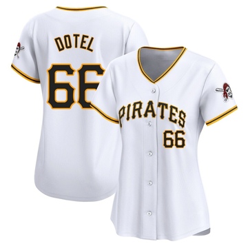 Limited Wilber Dotel Women's Pittsburgh Pirates White Home Jersey