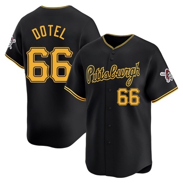 Limited Wilber Dotel Youth Pittsburgh Pirates Black Alternate Jersey