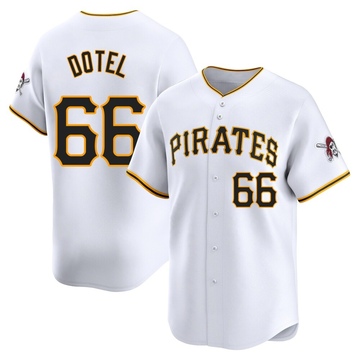 Limited Wilber Dotel Youth Pittsburgh Pirates White Home Jersey