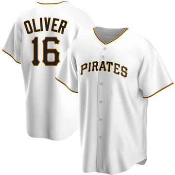 Replica Al Oliver Men's Pittsburgh Pirates White Home Jersey