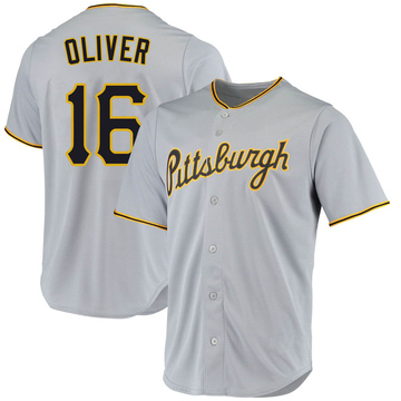 Replica Al Oliver Youth Pittsburgh Pirates Gray Road Jersey