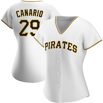 Replica Alexander Canario Women's Pittsburgh Pirates White Home Jersey