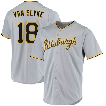 Replica Andy Van Slyke Men's Pittsburgh Pirates Gray Road Jersey