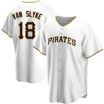 Replica Andy Van Slyke Men's Pittsburgh Pirates White Home Jersey