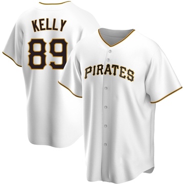 Replica Antwone Kelly Youth Pittsburgh Pirates White Home Jersey