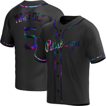 Replica Bill Madlock Men's Pittsburgh Pirates Black Holographic Alternate Jersey