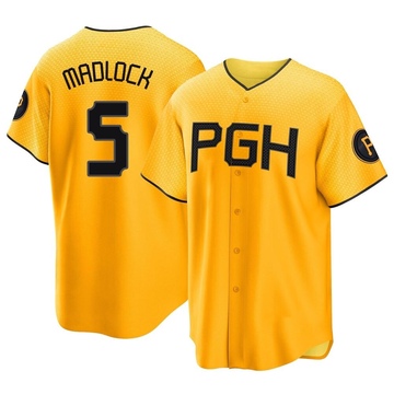 Replica Bill Madlock Men's Pittsburgh Pirates Gold 2023 City Connect Jersey