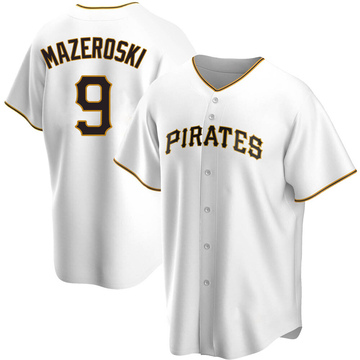 Replica Bill Mazeroski Men's Pittsburgh Pirates White Home Jersey