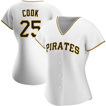 Replica Billy Cook Women's Pittsburgh Pirates White Home Jersey