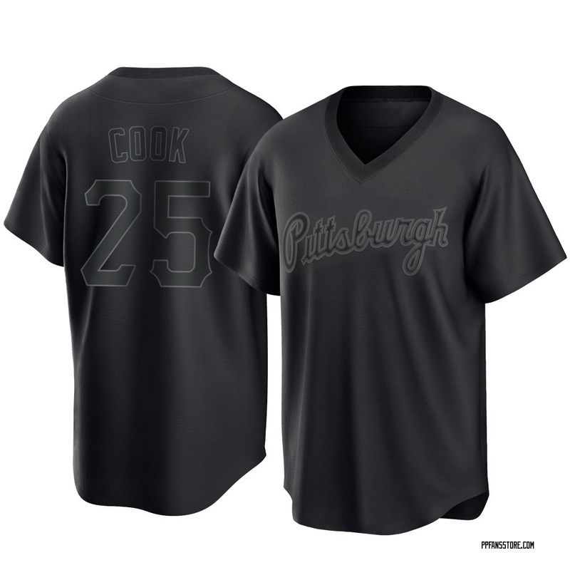 Replica Billy Cook Youth Pittsburgh Pirates Black Pitch Fashion Jersey