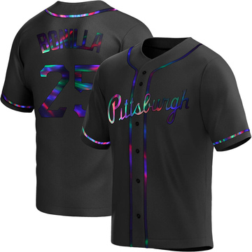 Replica Bobby Bonilla Youth Pittsburgh Pirates Black Holographic Alternate Jersey