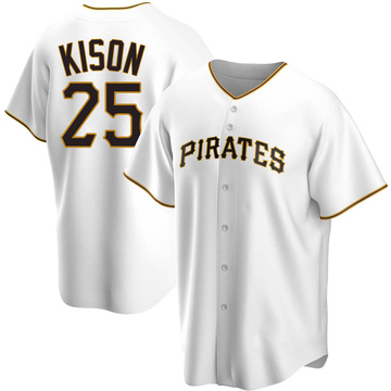 Replica Bruce Kison Men's Pittsburgh Pirates White Home Jersey