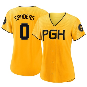 Replica Camden Sanders Women's Pittsburgh Pirates Gold 2023 City Connect Jersey
