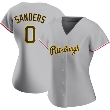 Replica Camden Sanders Women's Pittsburgh Pirates Gray Road Jersey