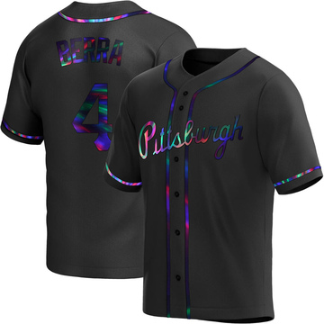 Replica Dale Berra Youth Pittsburgh Pirates Black Holographic Alternate Jersey