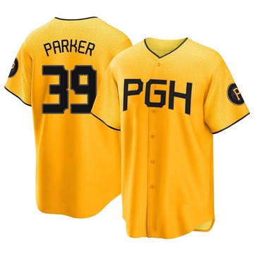 Replica Dave Parker Youth Pittsburgh Pirates Gold 2023 City Connect Jersey