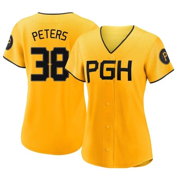 Replica Dillon Peters Women's Pittsburgh Pirates Gold 2023 City Connect Jersey