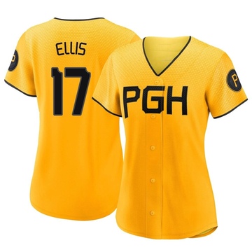 Replica Dock Ellis Women's Pittsburgh Pirates Gold 2023 City Connect Jersey