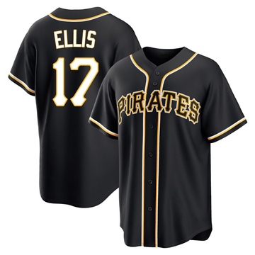 Replica Dock Ellis Youth Pittsburgh Pirates Black Fashion Out Jersey