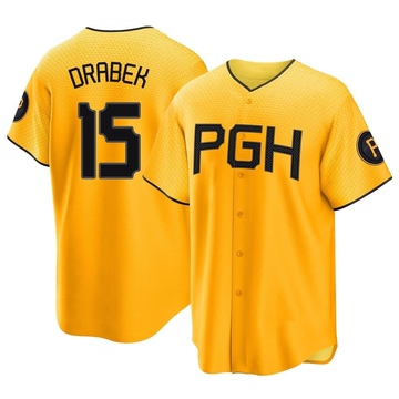 Replica Doug Drabek Men's Pittsburgh Pirates Gold 2023 City Connect Jersey