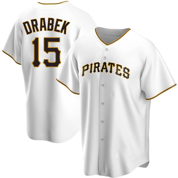 Replica Doug Drabek Men's Pittsburgh Pirates White Home Jersey