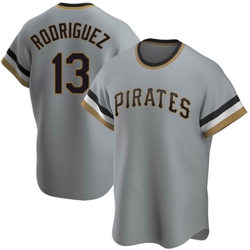 Replica Endy Rodriguez Youth Pittsburgh Pirates Gray Road Cooperstown Collection Jersey