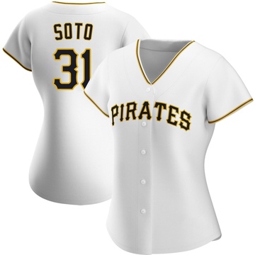 Replica Gregory Soto Women's Pittsburgh Pirates White Home Jersey