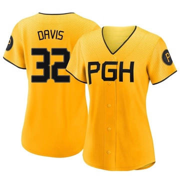 Replica Henry Davis Women's Pittsburgh Pirates Gold 2023 City Connect Jersey