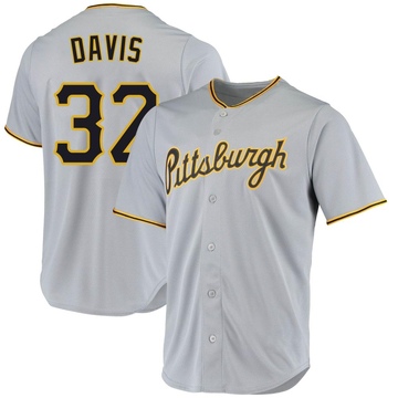 Replica Henry Davis Youth Pittsburgh Pirates Gray Road Jersey