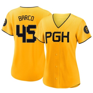 Replica Hunter Barco Women's Pittsburgh Pirates Gold 2023 City Connect Jersey
