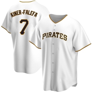 Replica Isiah Kiner-Falefa Men's Pittsburgh Pirates White Home Jersey