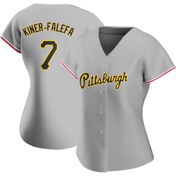 Replica Isiah Kiner-Falefa Women's Pittsburgh Pirates Gray Road Jersey
