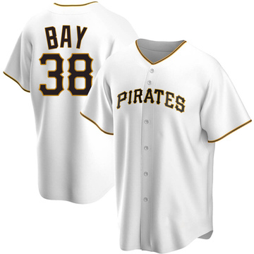 Replica Jason Bay Men's Pittsburgh Pirates White Home Jersey