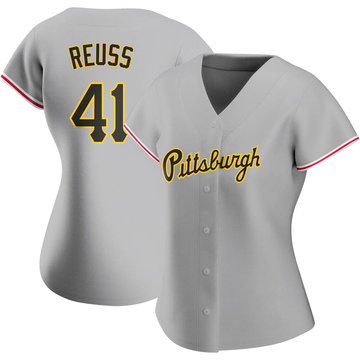 Replica Jerry Reuss Women's Pittsburgh Pirates Gray Road Jersey
