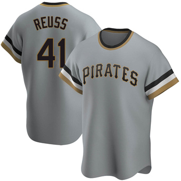 Replica Jerry Reuss Youth Pittsburgh Pirates Gray Road Cooperstown Collection Jersey