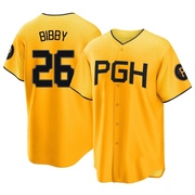 Replica Jim Bibby Men's Pittsburgh Pirates Gold 2023 City Connect Jersey
