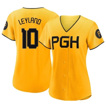 Replica Jim Leyland Women's Pittsburgh Pirates Gold 2023 City Connect Jersey