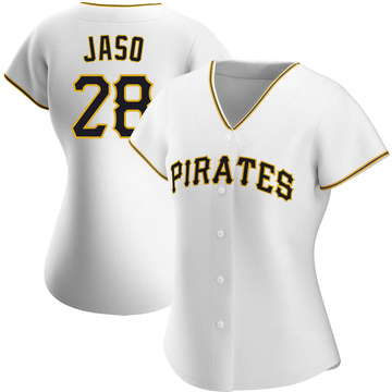 Replica John Jaso Women's Pittsburgh Pirates White Home Jersey